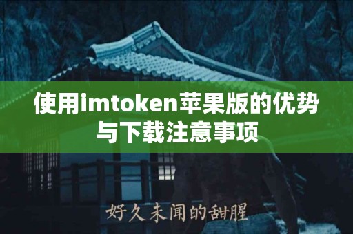 使用imtoken苹果版的优势与下载注意事项