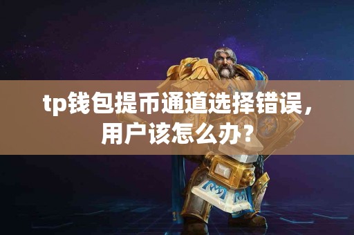 tp钱包提币通道选择错误，用户该怎么办？