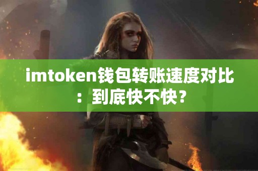 imtoken钱包转账速度对比：到底快不快？